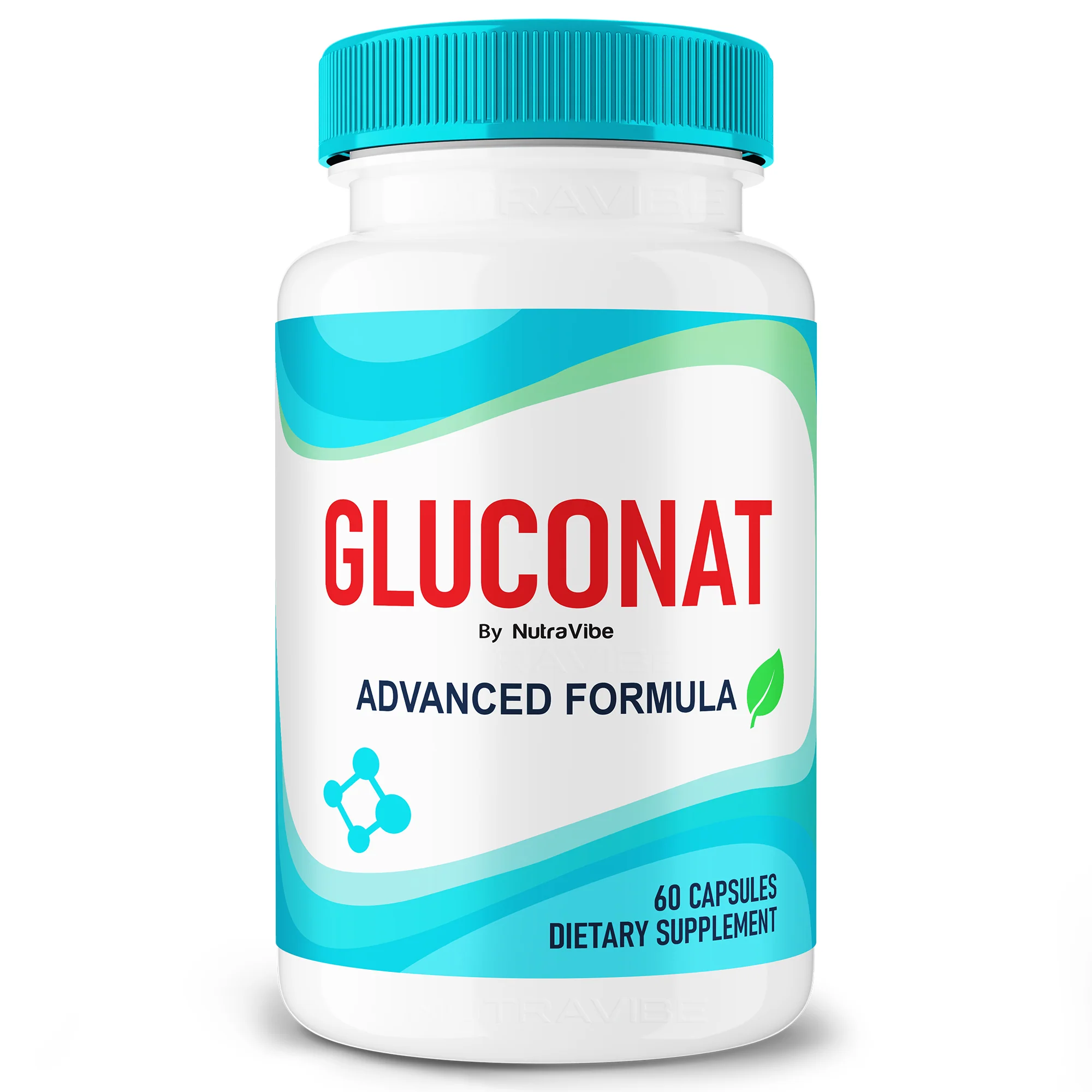 Gluconat Blood Sugar Support Supplement Bottle